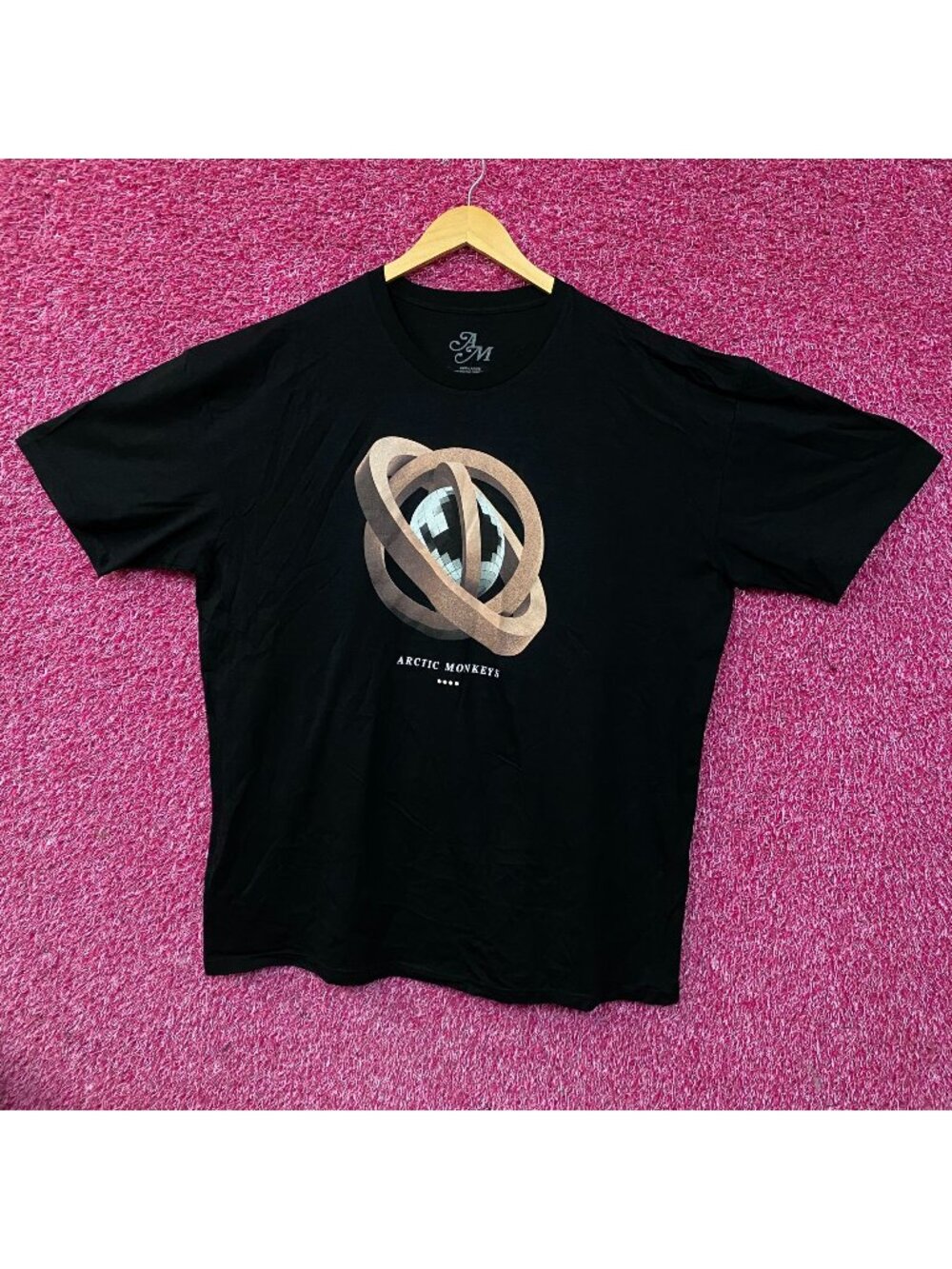 Arctic Monkeys 2023 North American Tour Logo Graphic Indie Rock T-Shirt 3XL